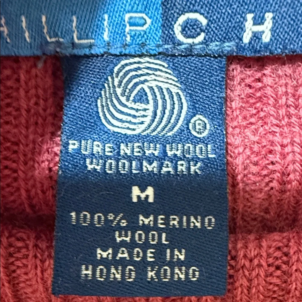 Burgundy Ribbed Turtleneck Sweater Used Size M